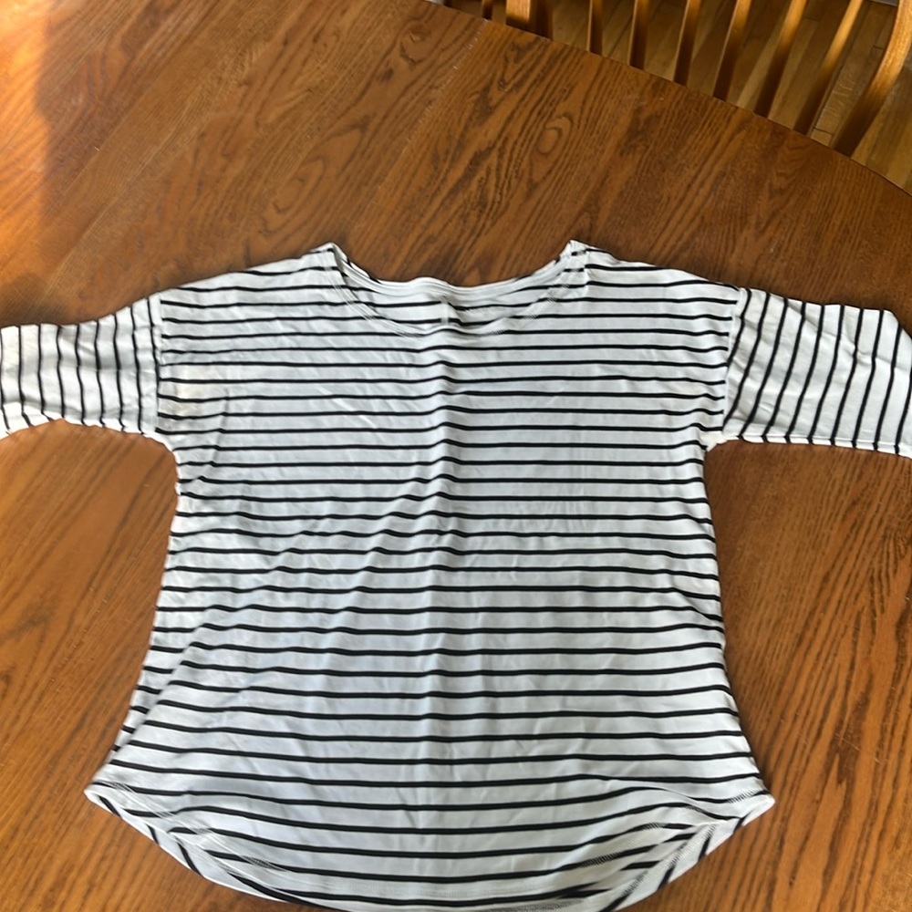 Lands End striped shirt
